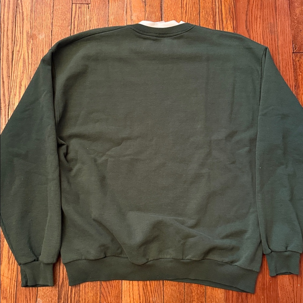 90’s Snowy Birds Vintage Granny Crewneck Sweater - Picture 8 of 11